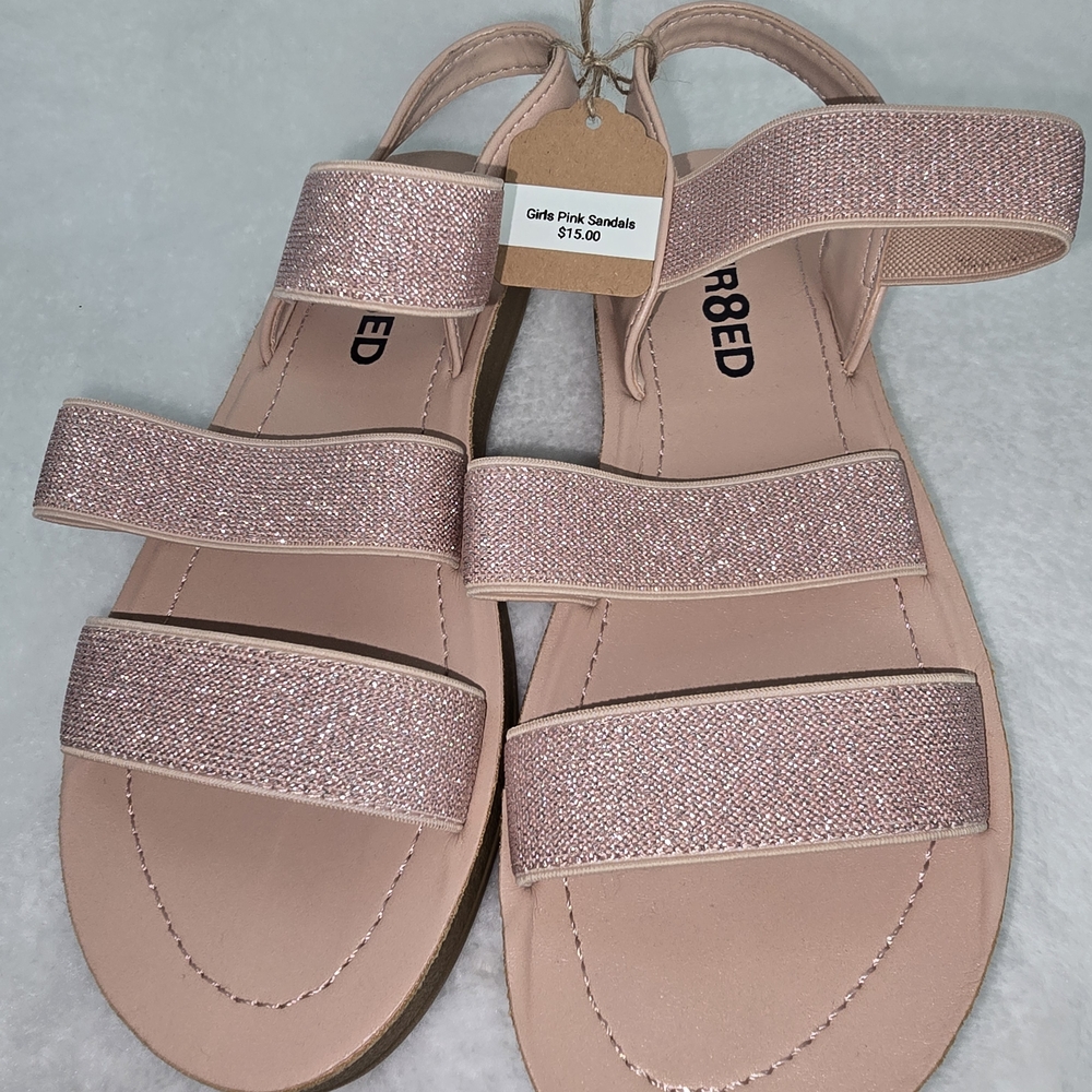 Glittery Pink Sandals